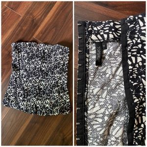 Strapless Topshop corset